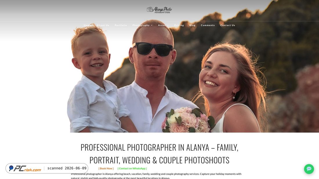 Screenshot van alanyaphoto.com