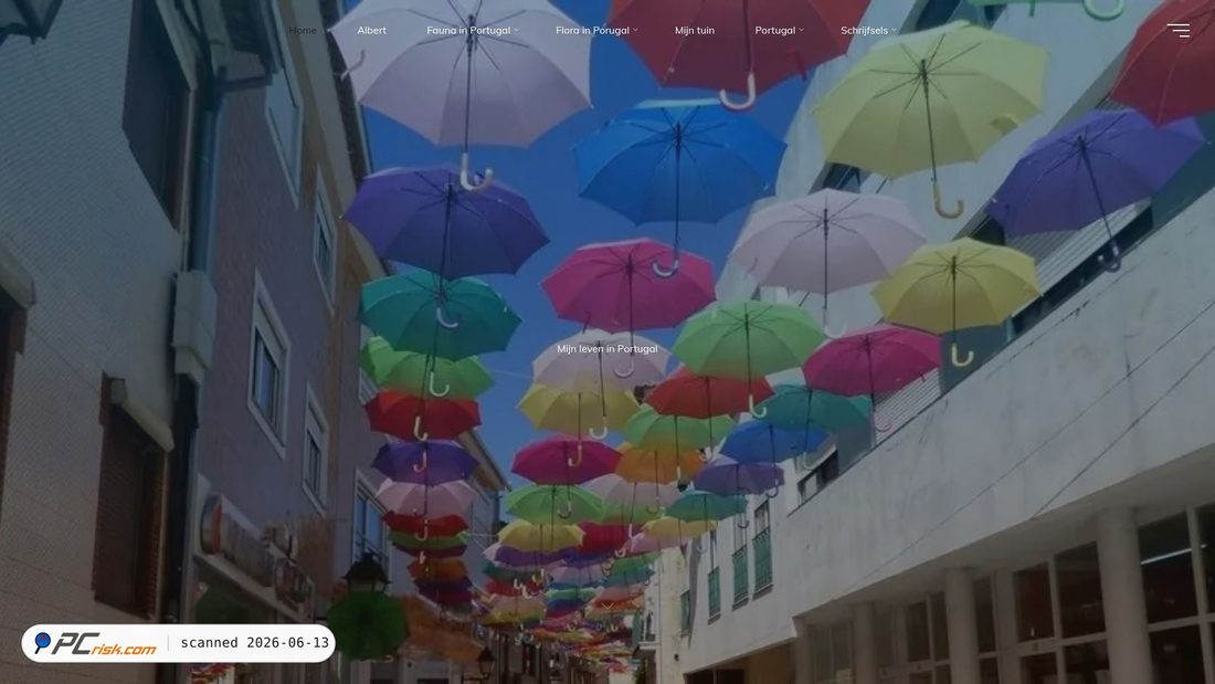 Screenshot of albertvdberg.nl