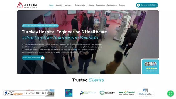alcon.com.pk screenshot