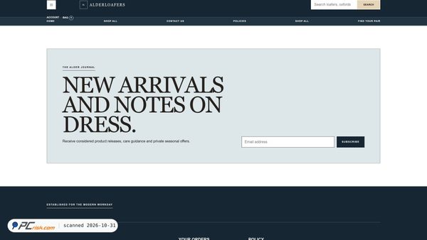 alderloafers.us Screenshot