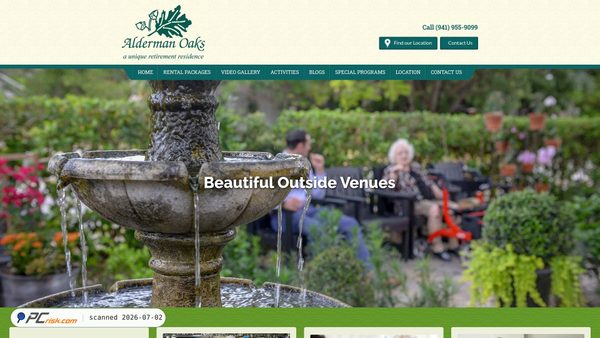 aldermanoaks.com screenshot