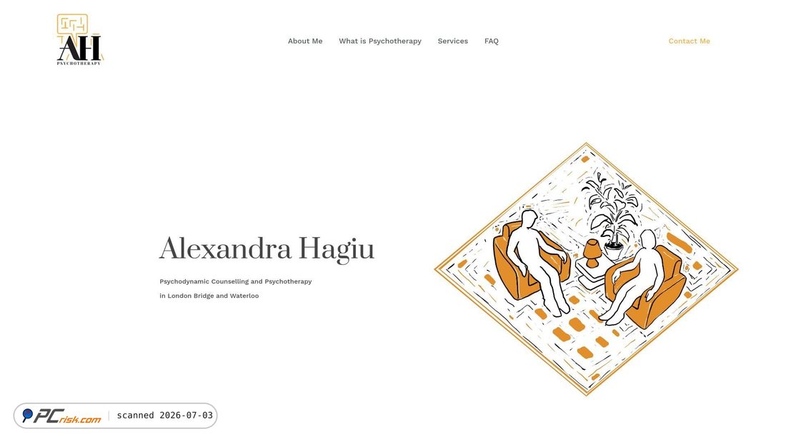 Screenshot of alexandrahagiu.co.uk