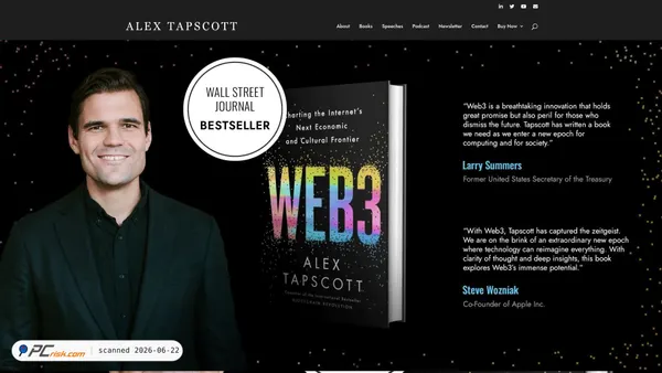 alextapscott.com screenshot
