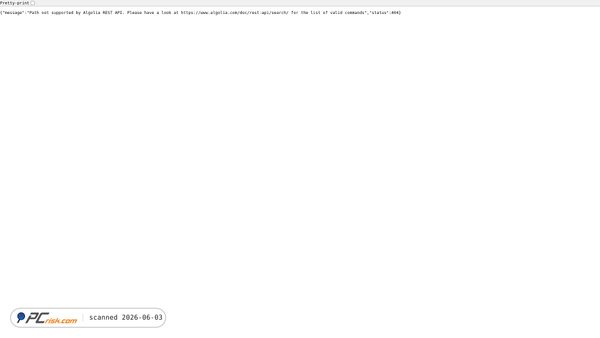 algolia.net screenshot