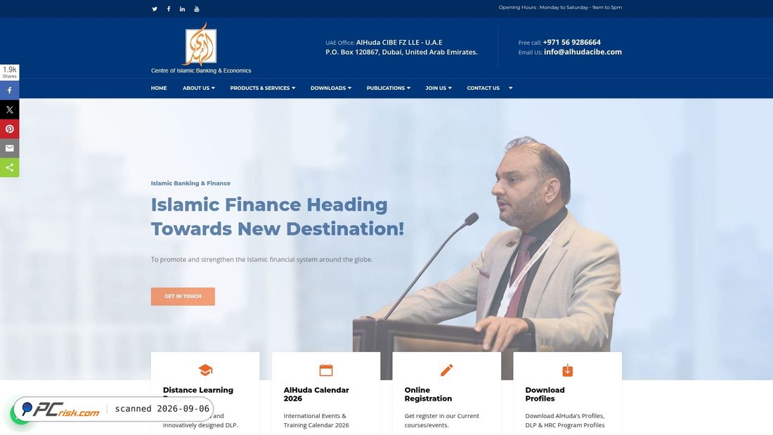 Captura de pantalla de alhudacibe.com