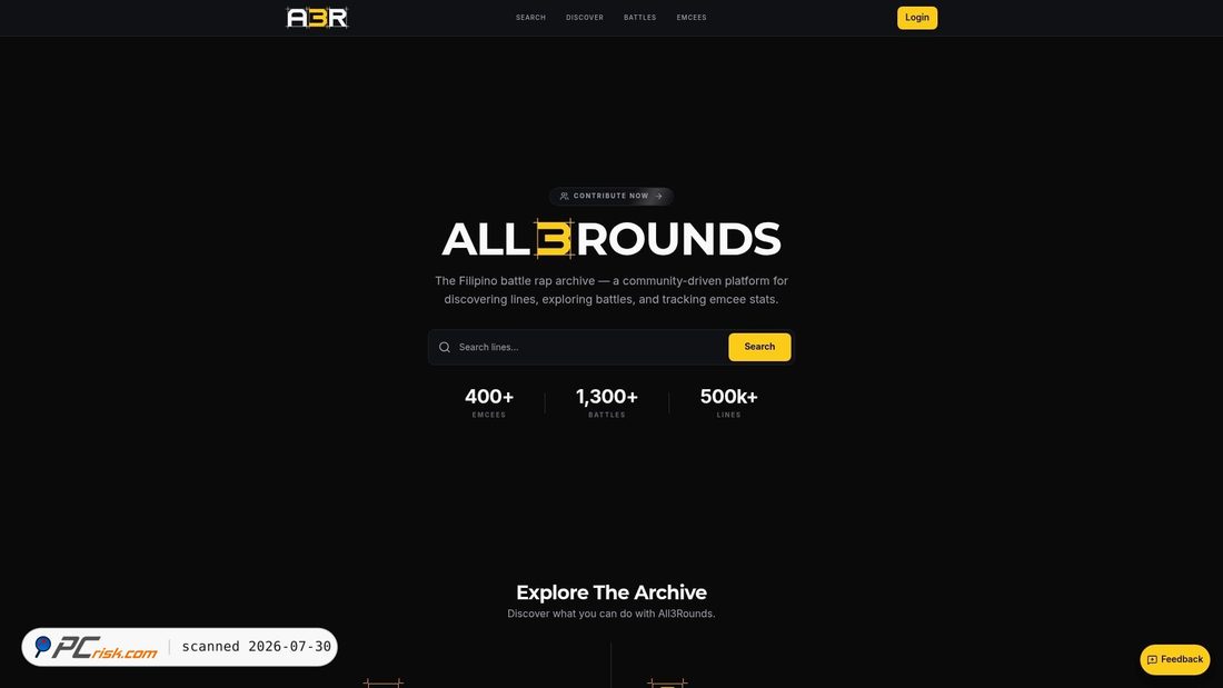 Screenshot of all3rounds.com