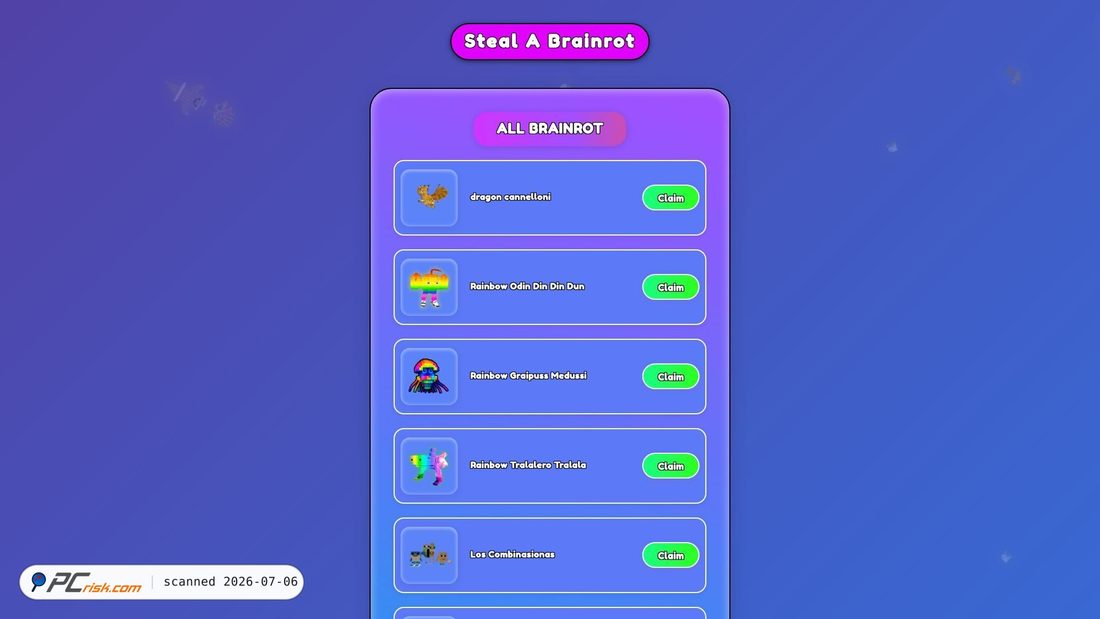 Screenshot of allbrainrot0.pages.dev
