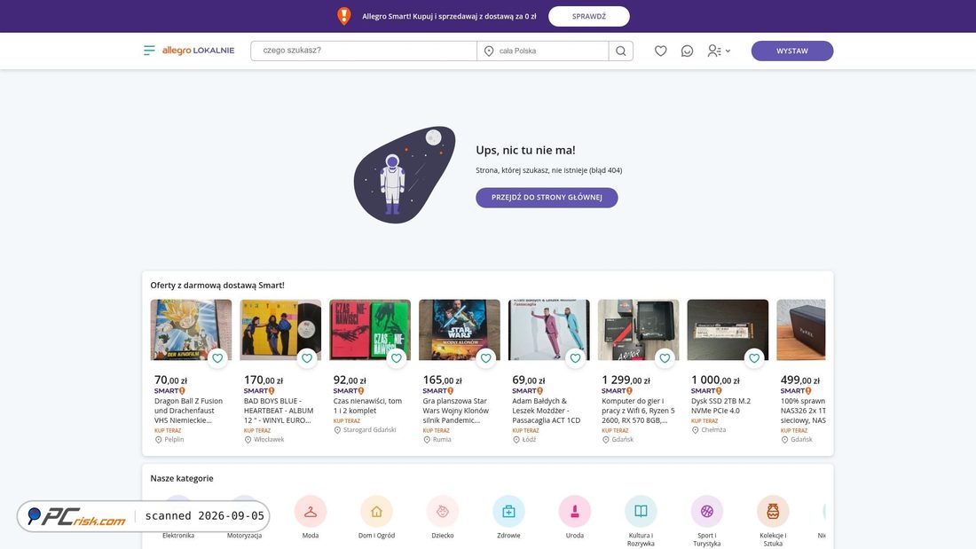 Screenshot di allegrolokalnie.pl-9373k83727728oferta33916927263829.site