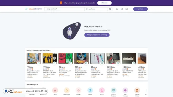 Screenshot di allegrolokalnie.pl-9373k83727728oferta33916927263829.site