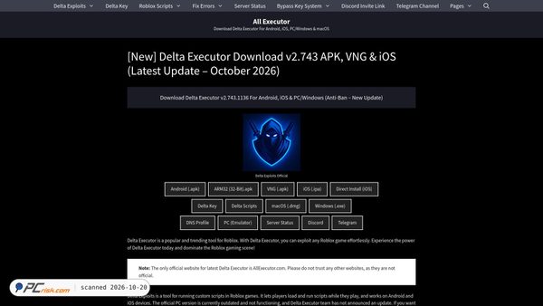 allexecutor.com screenshot