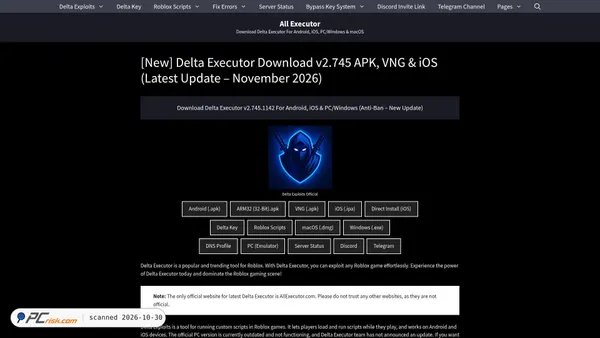 allexecutor.com screenshot