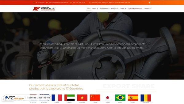 alliedfoundersindia.com Screenshot