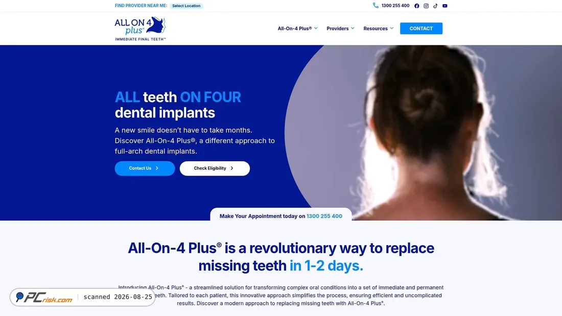 Screenshot of allon4plus.com.au