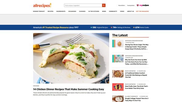 allrecipes.com screenshot