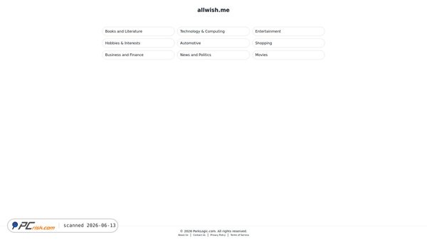 allwish.me screenshot