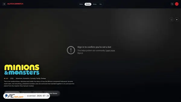 allyoucanwatch.net screenshot