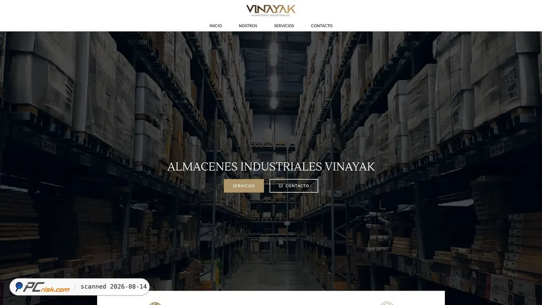 Screenshot of almacenesvinayak.com
