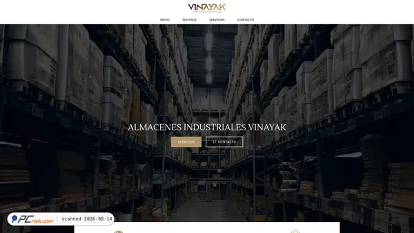 almacenesvinayak.com screenshot