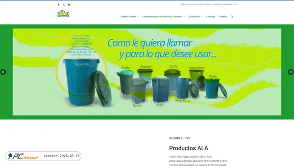 alondralimpieza.mx screenshot