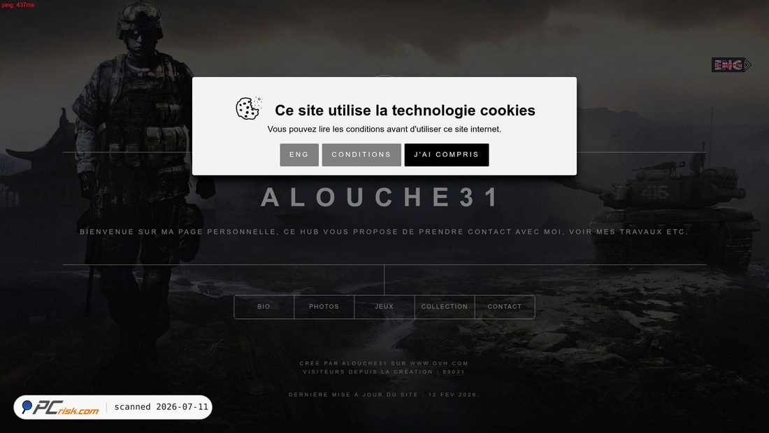 Screenshot of alouche31.fr