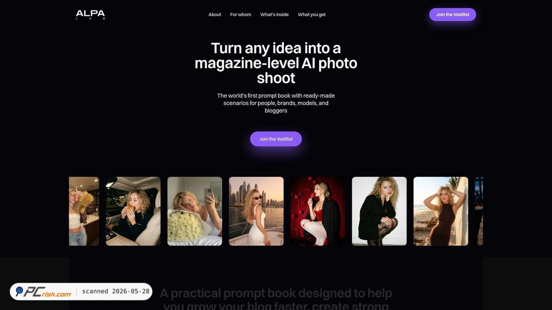 Screenshot of alpa-ai.com