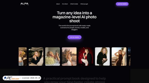 alpa-ai.com screenshot