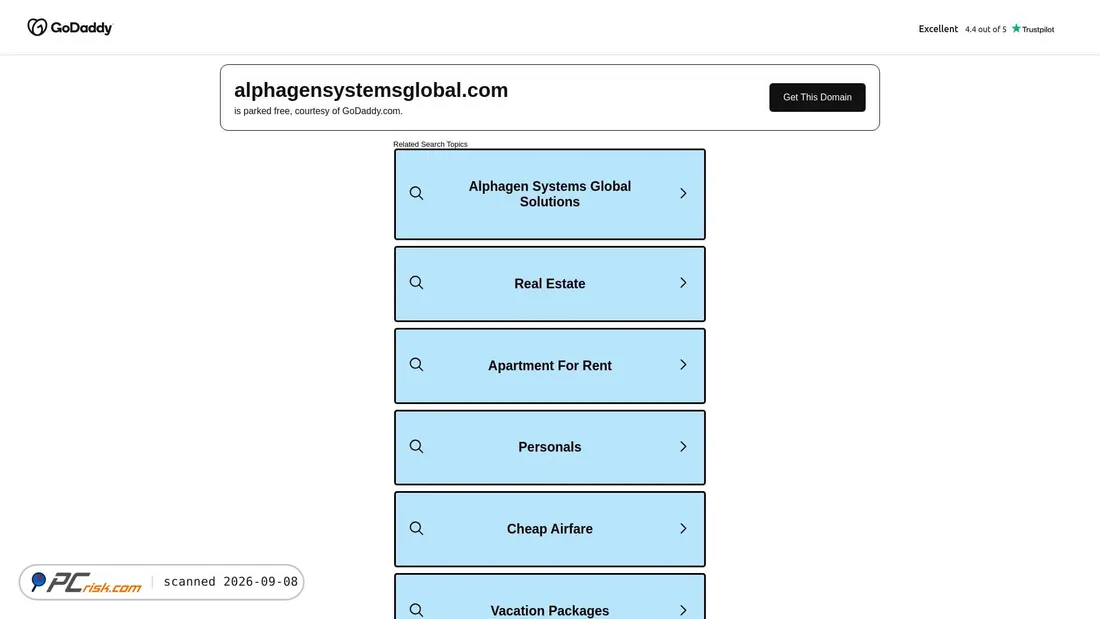 Screenshot of alphagensystemsglobal.com