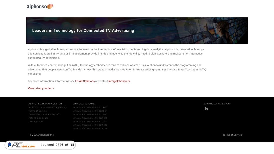 Zrzut ekranu alphonso.tv