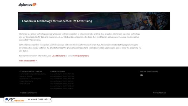 alphonso.tv screenshot