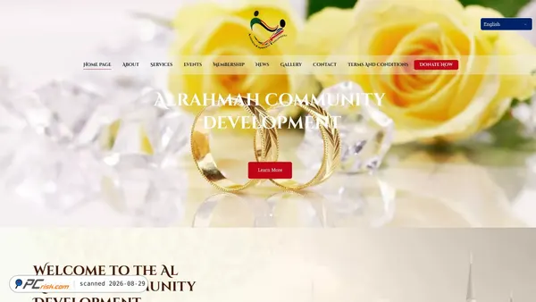 alrahmahcd.org screenshot