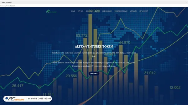 altex-ventures.com screenshot