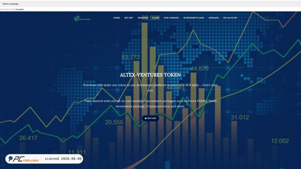 altex-ventures.com screenshot