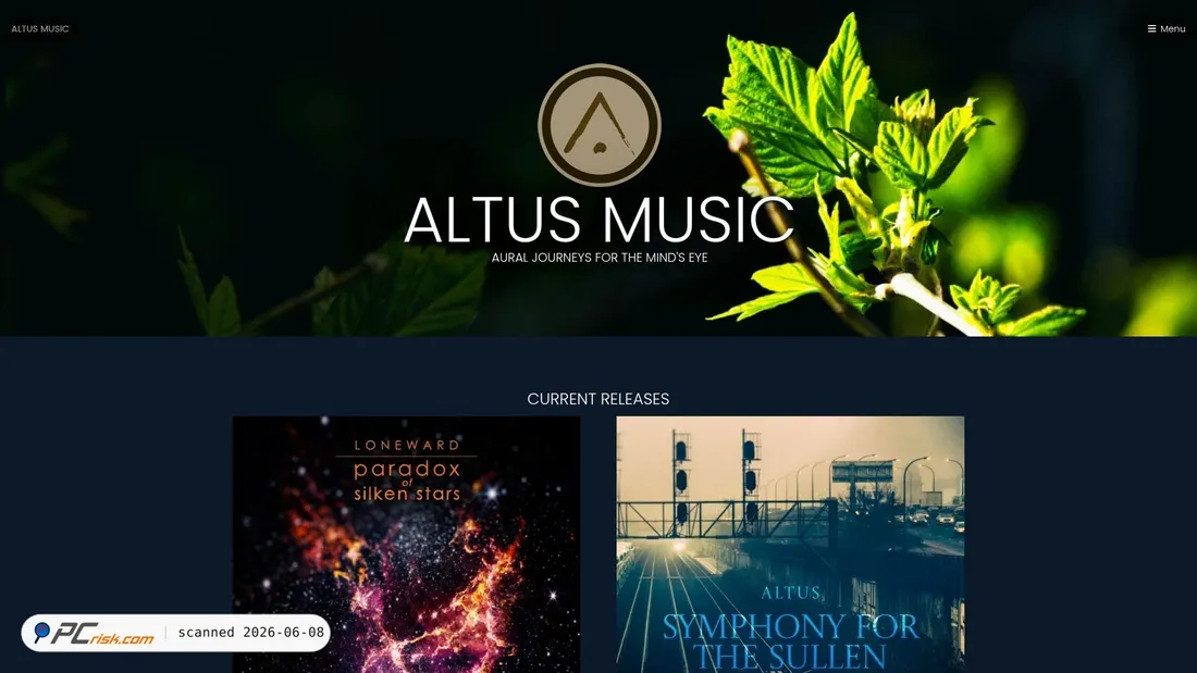 Screenshot of altusmusic.ca