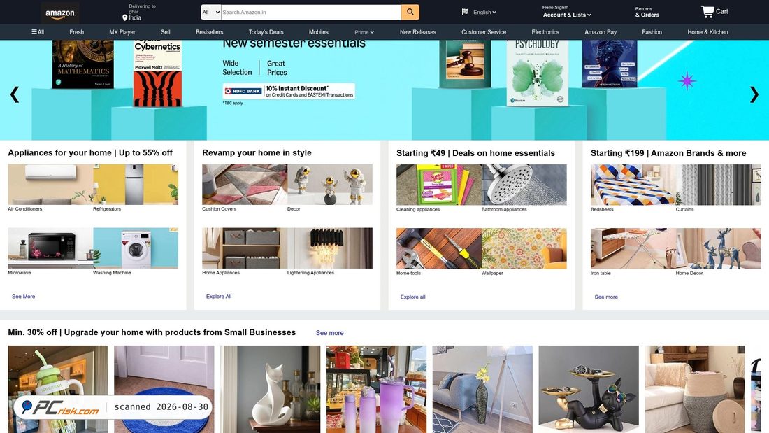 Screenshot of amazon-clone-nu-black.vercel.app