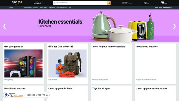 Screenshot di amazon-landing-page-umber.vercel.app