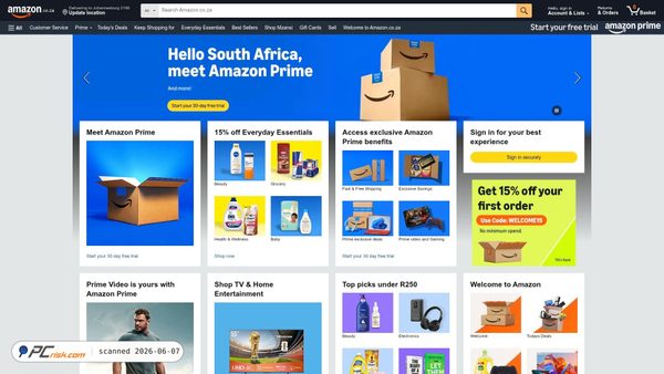 amazon.co.za screenshot