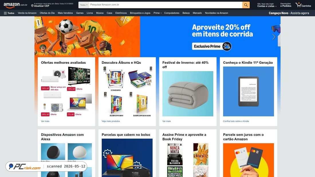 Screenshot di amazon.com.br