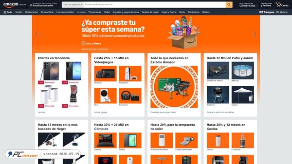 amazon.com.mx screenshot