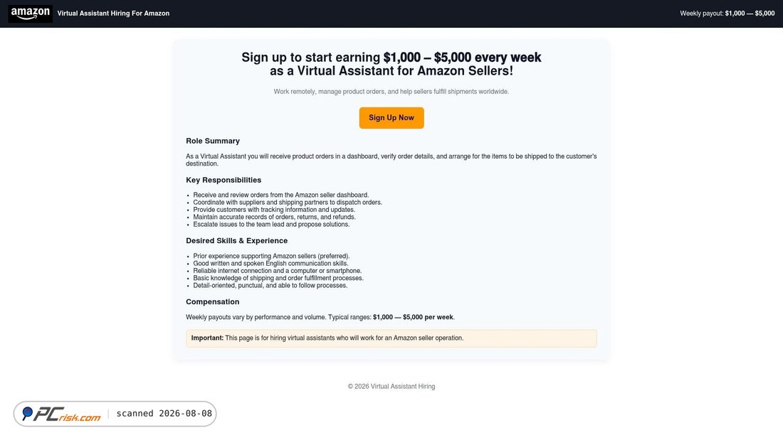 Screenshot of amazonjob-opal.vercel.app