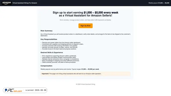 amazonjob-opal.vercel.app screenshot