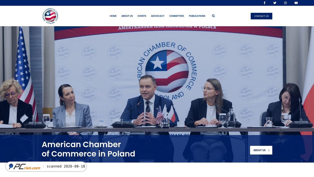 Screenshot of amcham.pl