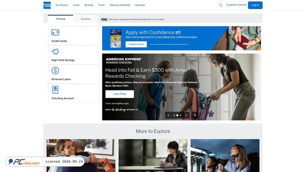 americanexpress.com Screenshot