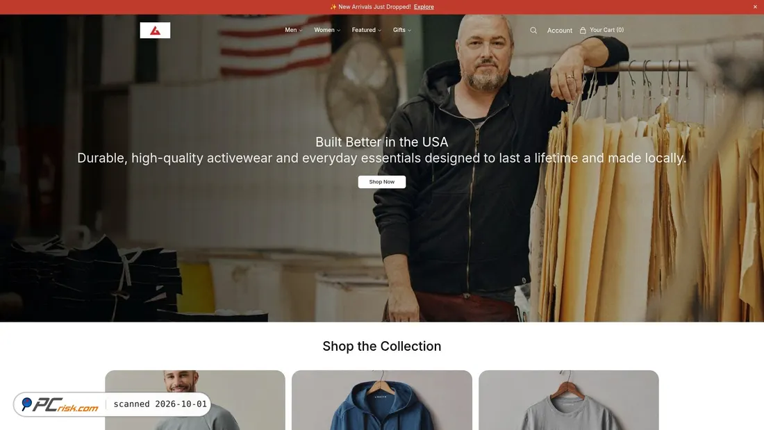 Screenshot von americangiantgoods.shop