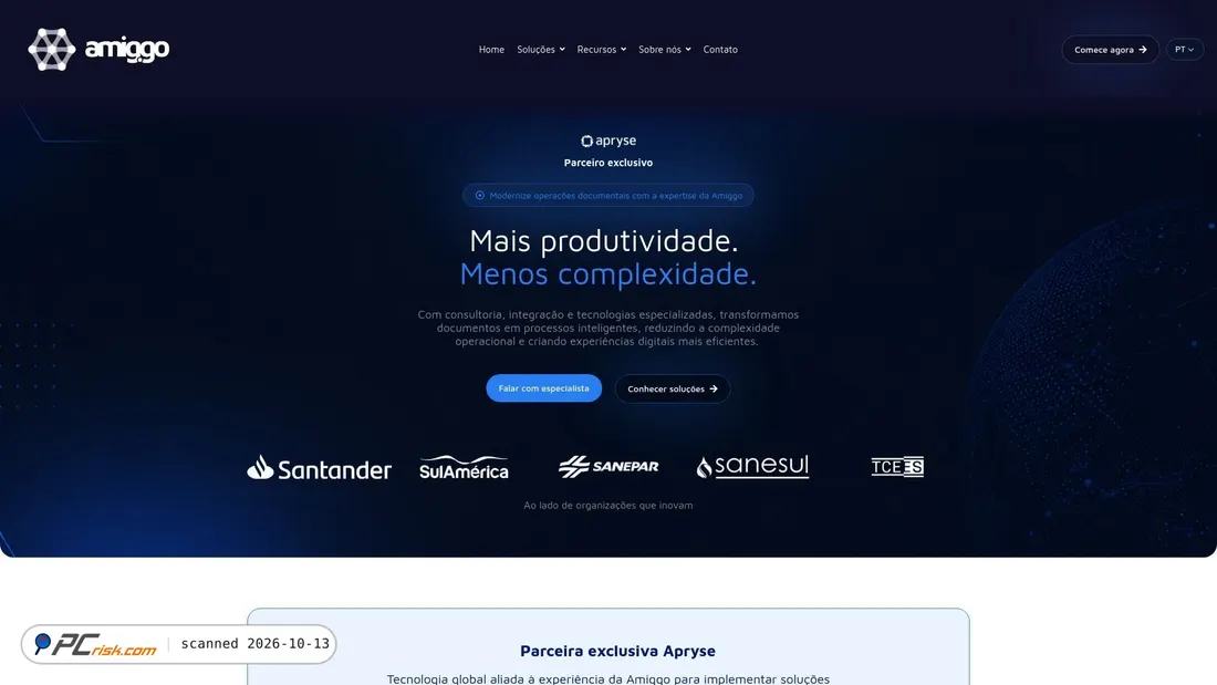 Screenshot of amiggo.com