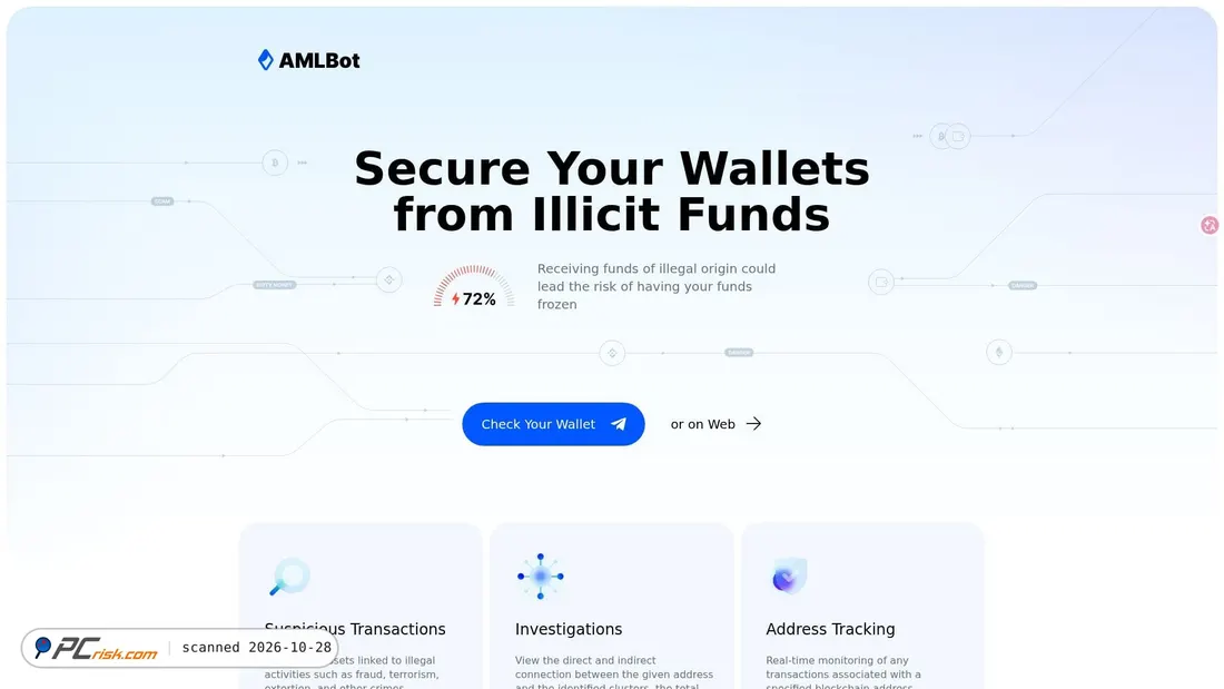 Screenshot of aml-usdtscan.com
