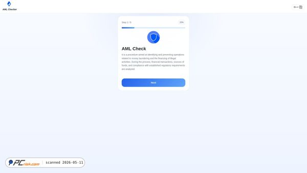 Zrzut ekranu aml.verifylinkcenter.com