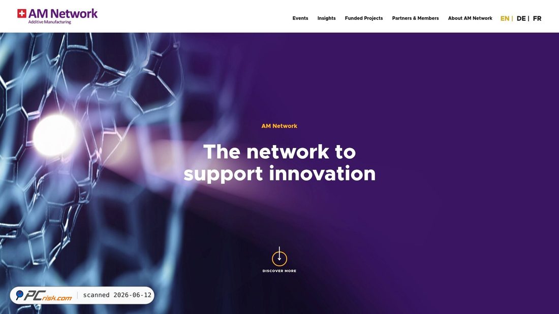 Screenshot of amnetwork.ch