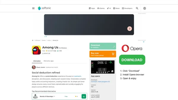 among-us.en.softonic.com Screenshot