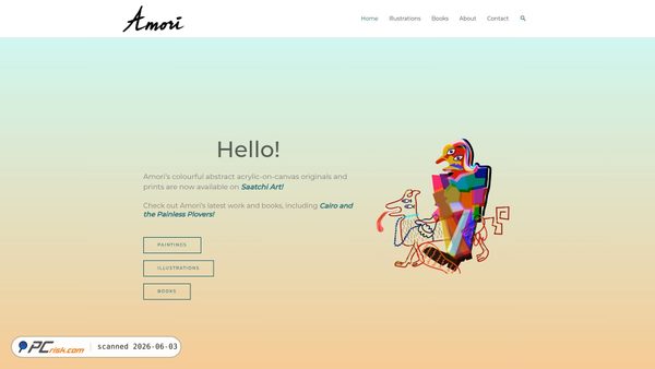 amoriartist.com screenshot