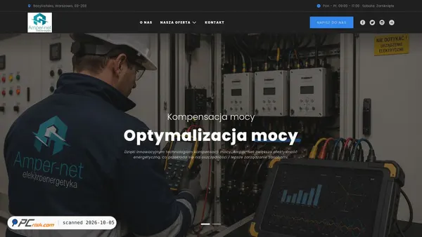 Screenshot van ampernet.pl